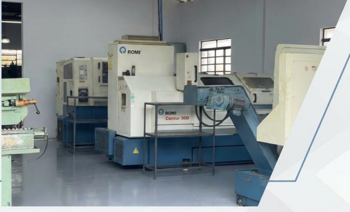 Estrutura produtiva própria da Massaro Usinagem